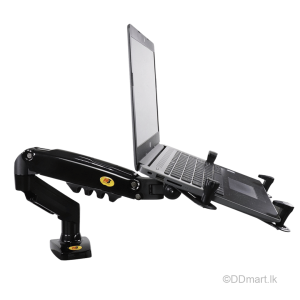 Single Arm Monitor Table Mount – NB F80 + Kaloc H2 Laptop Tray