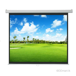 Manual Projector Screen 6×6 Feet (72″ x 72″)