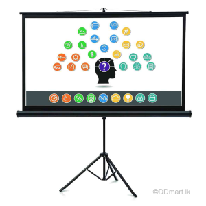 Projector Screen Tripod Stand 7×5 Feet (80″ x 60″)