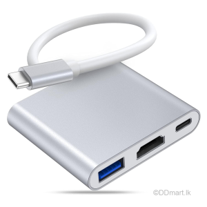 TYPE-C to HDMI + USB 3.0 + TYPE-C Converter