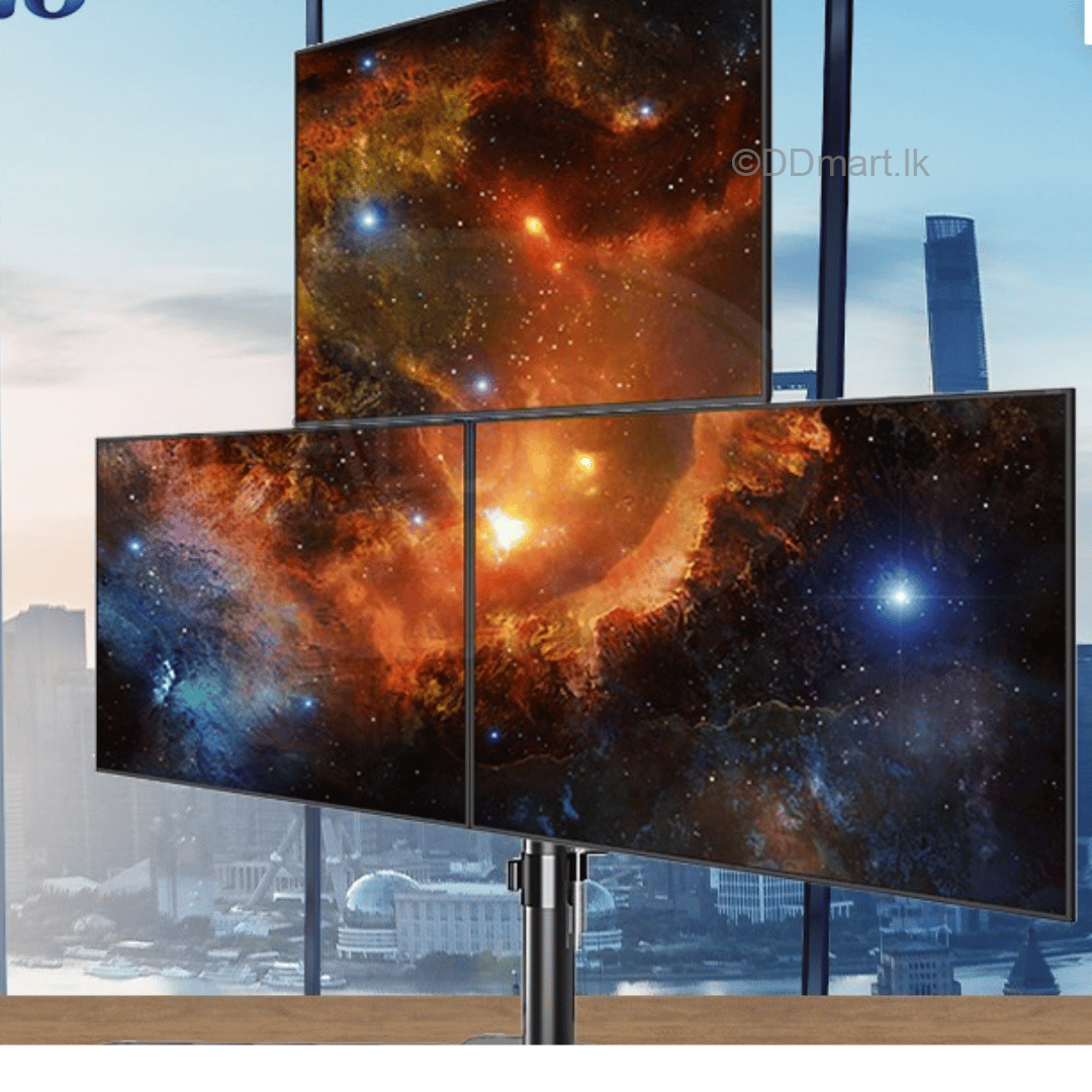 ZENO M623 Triple Monitor Desk Mount 15″-27″ Screens