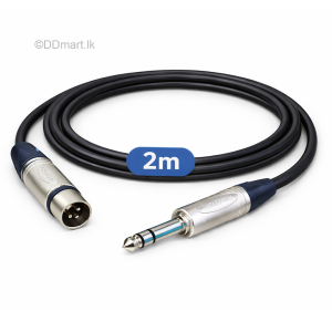 Neutrik Standard (6.35mm) to XLR 2 Meter Audio Cable